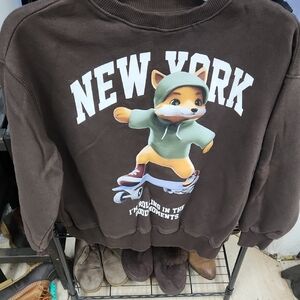 Zara Brown New York Kids Sweater